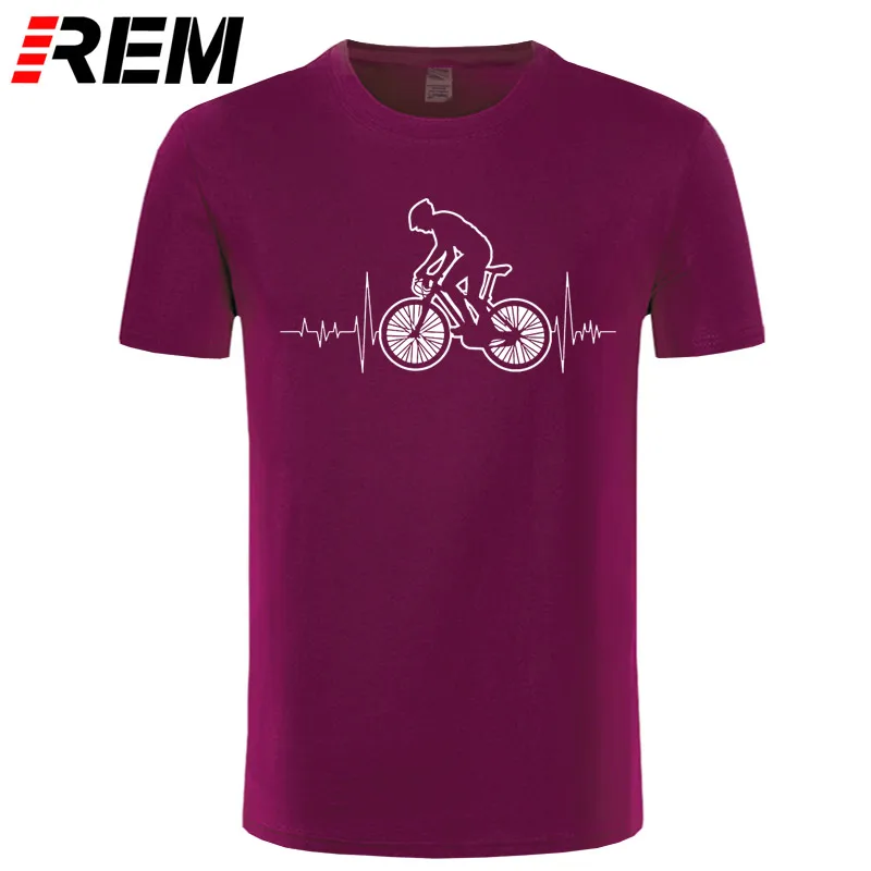 REM, футболка для горного велосипеда MTB, брендовая одежда, футболка с логотипом для велосипеда, футболка для горного велосипеда, смешная футболка с сердцебиением, подарок для велосипеда