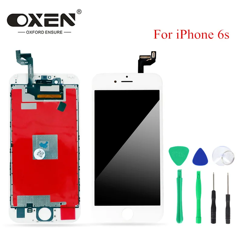 

OXEN AAA+++ 4.7 inches LCD Display for iPhone 6s iPhone6s LCD Touch Screen Digitizer Assembly Replacement Pantalla With Tools
