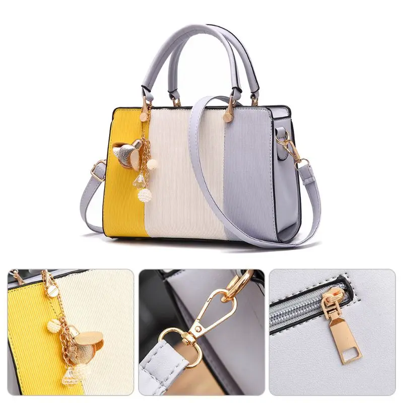 عالية الجودة النساء السيدات الجلود حقيبة كتف حقيبة يد حقيبة أعلى-حقائب بيد Crossbody الأفاق محفظة
