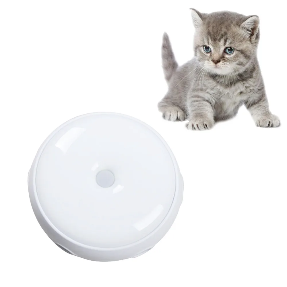 CC Electric Cat Toy Smart Teasing Cat Stick Crazy Game Spinning Turntable Cat Catching Mouse Donut Automatic Turntable Cat Toy
