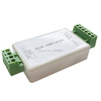 

5PCS/LOT Mini RGB LED Amplifier Common Anode For RGB LED Light Strip Signal DC12V 12A Free Shipping
