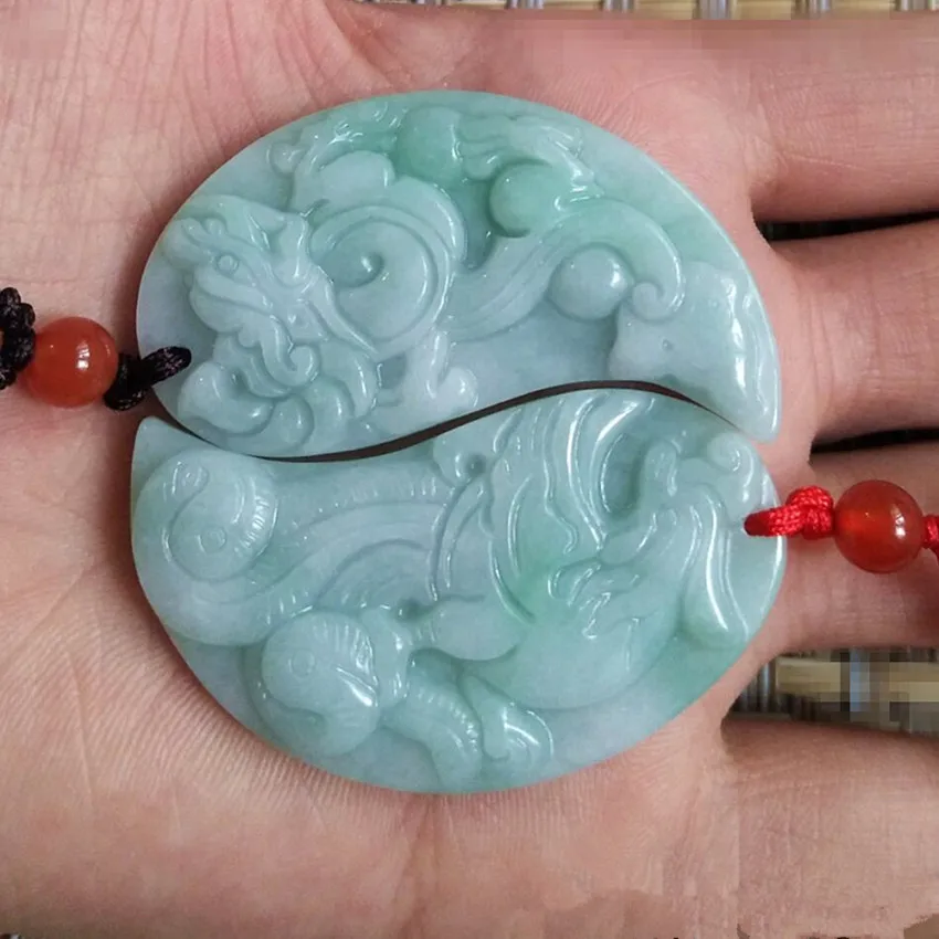 Натуральные товары YU longfeng pei tai chi для любителей рыбы пара подвесок/ | Украшения и