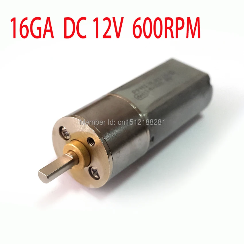 Reversible 37mm 12V DC 10 RPM Gear-Box Speed control Electric Motor ZGA37RG