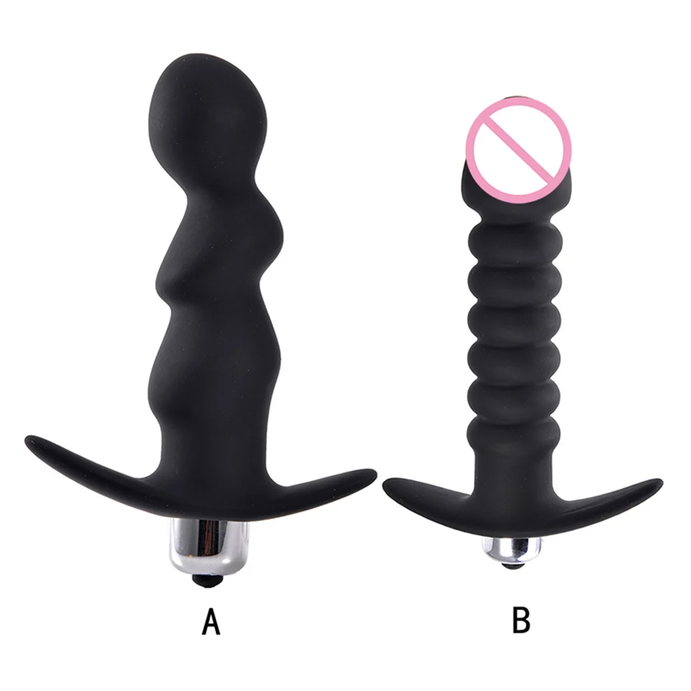1 шт. силиконовая Анальная пробка вагинальный вибратор Анальная пробка для мастурбации Анальный Секс P Spot вибратор секс-игрушки для мужчин