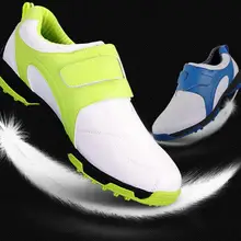 Новинка; PGM; обувь со шнуровкой для гольфа; Мужская водонепроницаемая Спортивная обувь; Лакированная обувь; нескользящие кроссовки;