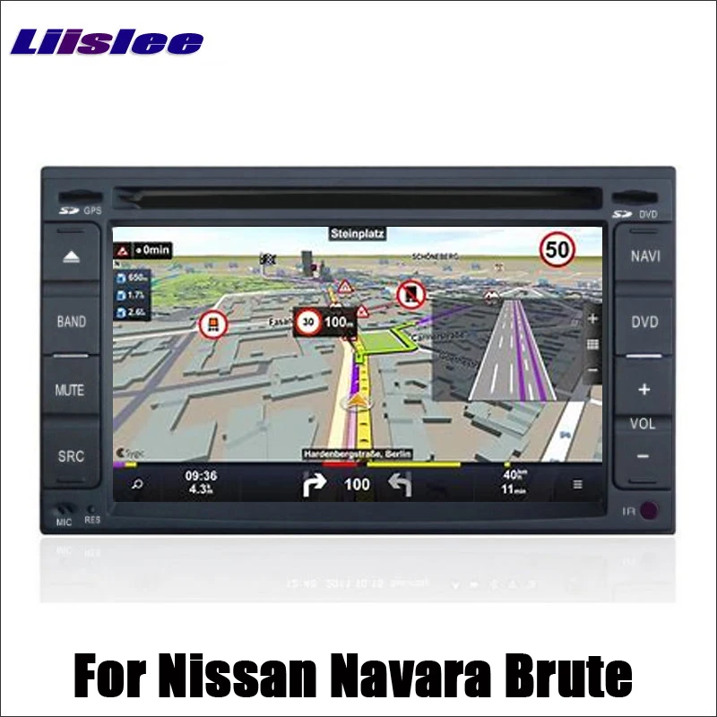 Liislee для Nissan Navara rute 2005~ 2009 автомобильный стерео dvd-плеер gps-навигатор радио Ipod с ТВ BT HD экран мультимедийная система