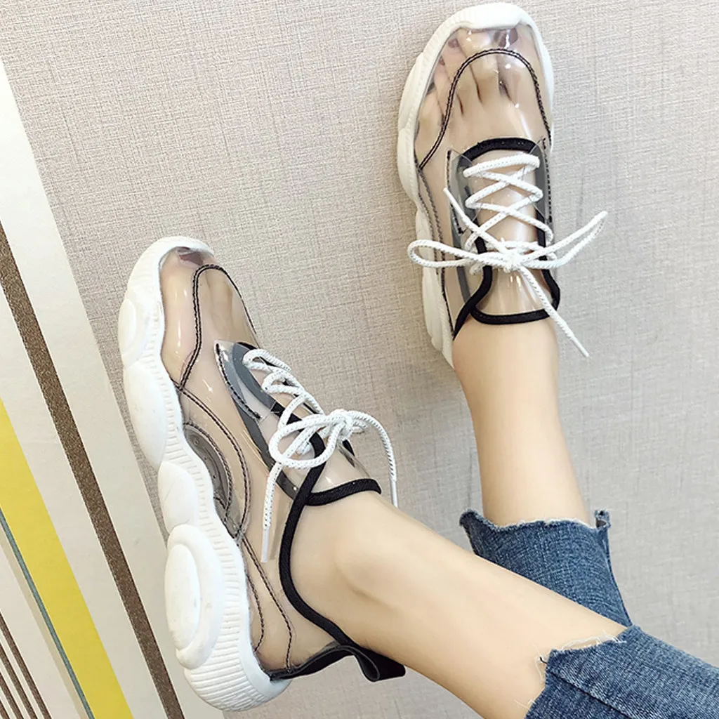 

sneakers women shoes Transparent womens fashion sneakers womens platform women shoes casual sneakers zapatos de mujer #3.5
