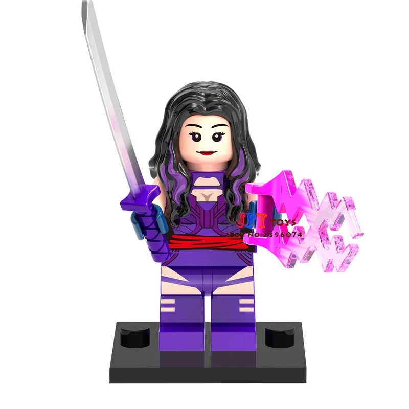 

Single Sale superhero marvel X-Men movie Psylocke building blocks model bricks toys for children brinquedos menino