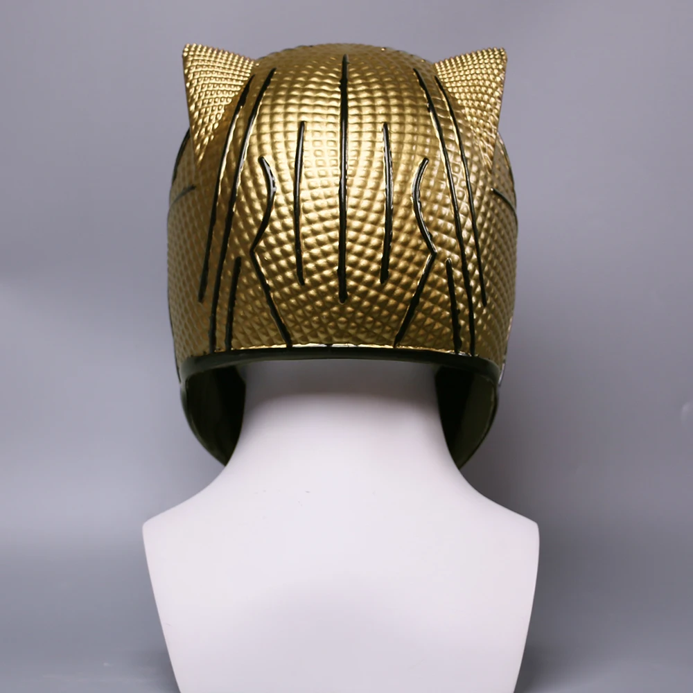 2018 Black Panther Helmet Infinity War Gold Black Panther Superhero Helmet Props (10)