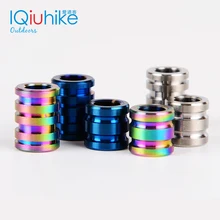 Бусы на веревочке TC4 титановый сплав для паракордового браслета аксессуары для выживания, DIY Подвеска пряжка для ремней ножа Paracord