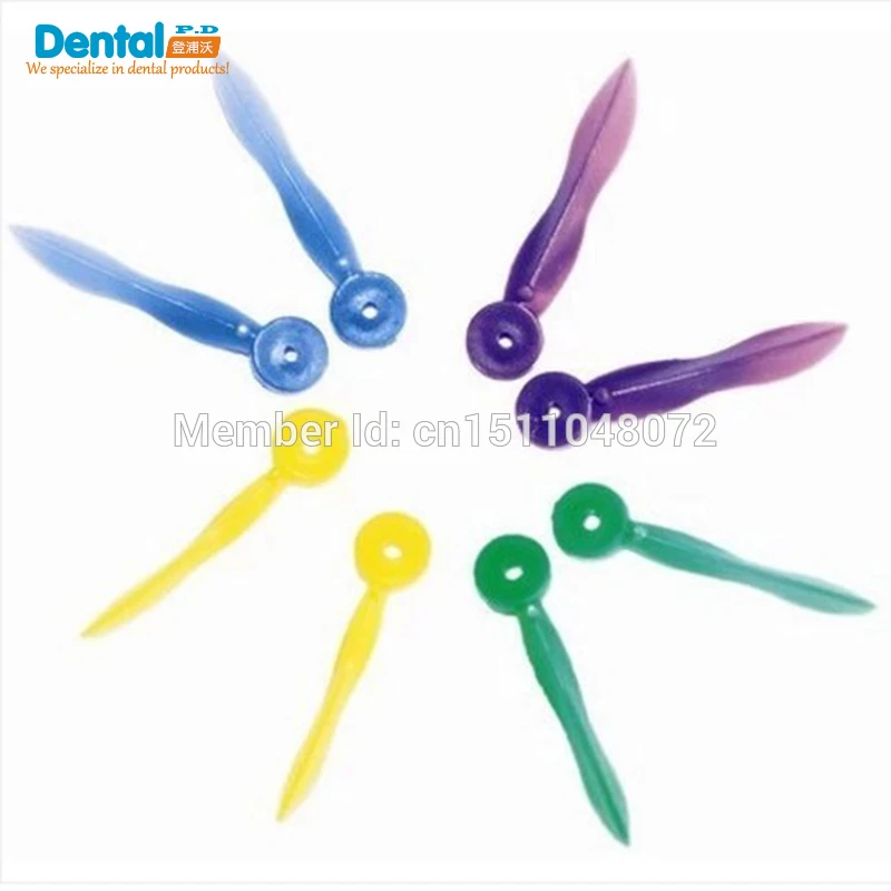 

free shipping Dental Disposable Wedges Plastic with hole