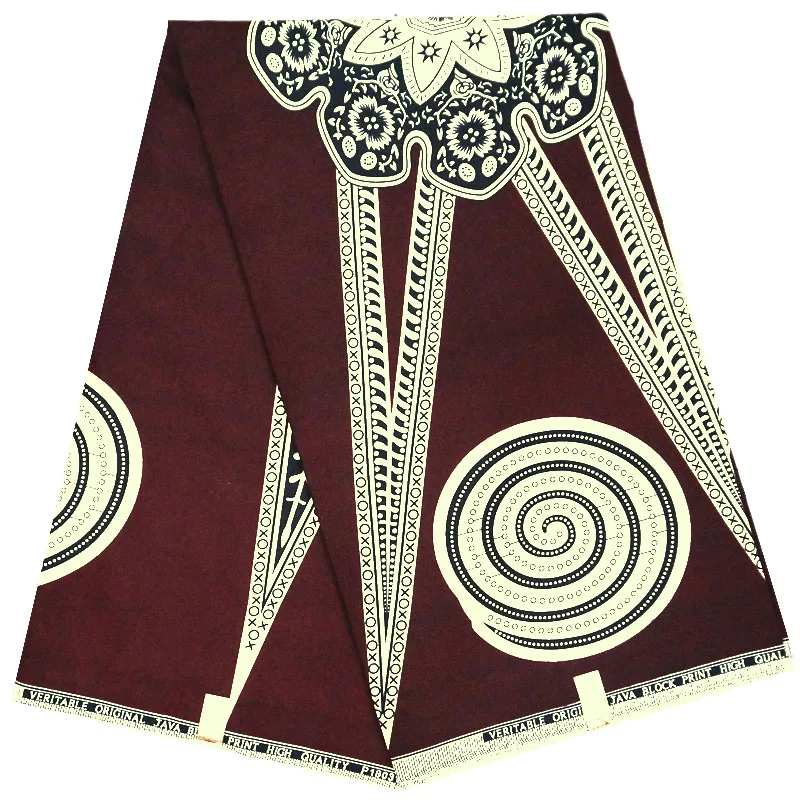 big design popular African wax prints fabrics veritable block java fabric batik real SW07 | Дом и сад