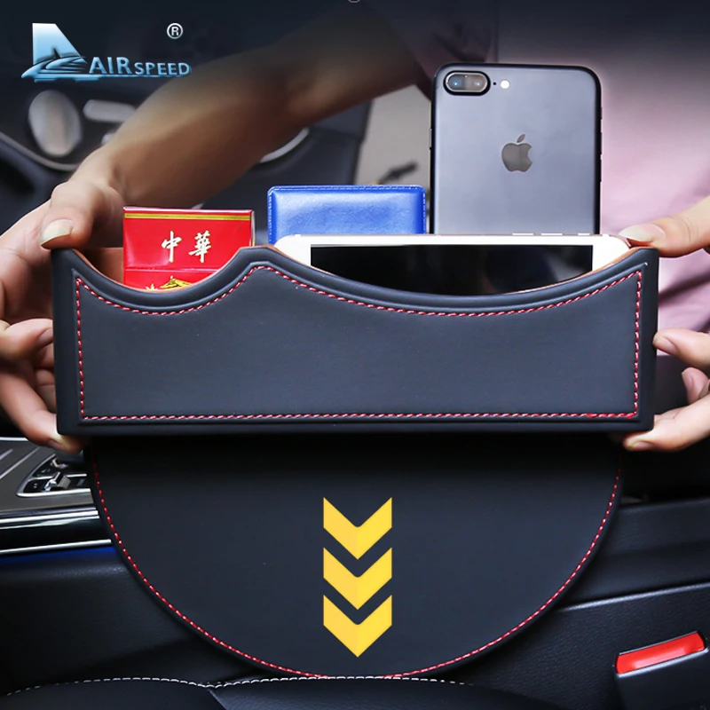 Кожаный Органайзер для Volvo XC90 S60 V70 XC60 S80 V50 V40 XC70 S40|organizer for car seat|car seat storage organizercar gap