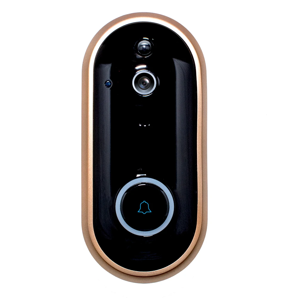 DEFEWAY дверной звонок Wi-Fi ip-камера ночного видения беспроволочный видео-дверной звонок камера с встроенный звуковой сигнал 2-Way Talk дверной Звонок