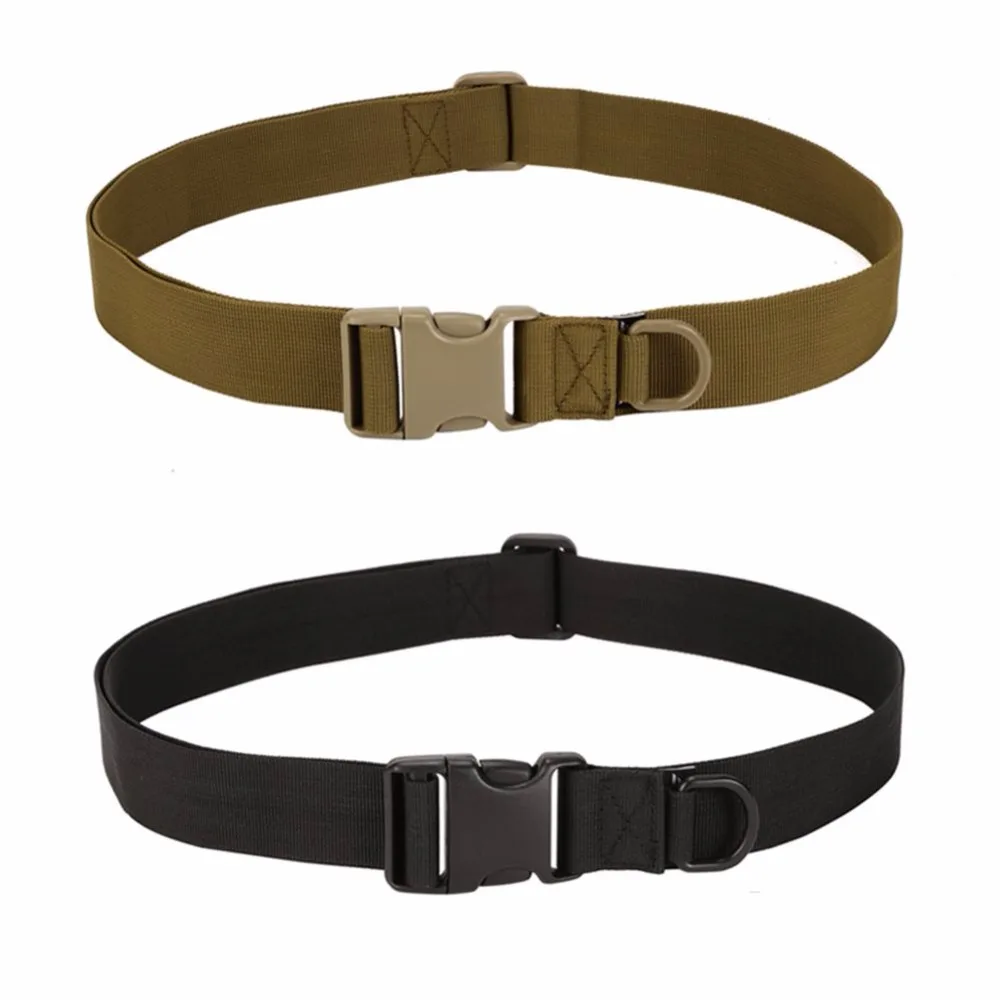 Outdoors Adjustable Tactical Combat  Belt Buckle Waistband Military