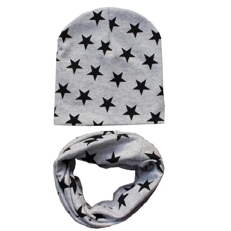 Grey children scarf collar