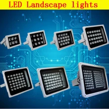 IP66 водонепроницаемый Светодиодный прожектор отражатель прожектор 6 Вт AC85-265V Уличный настенный светильник пейзаж 100 W прожектор садовый прожектор