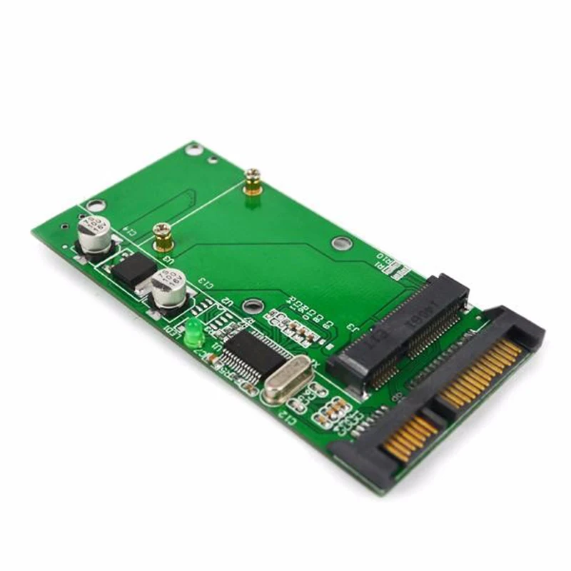 MSATA-SATA с мини USB интерфейсом SSD 1 8 "до 2 5" 7 + 15 22 Pin SATA конвертер HDD жесткий диск