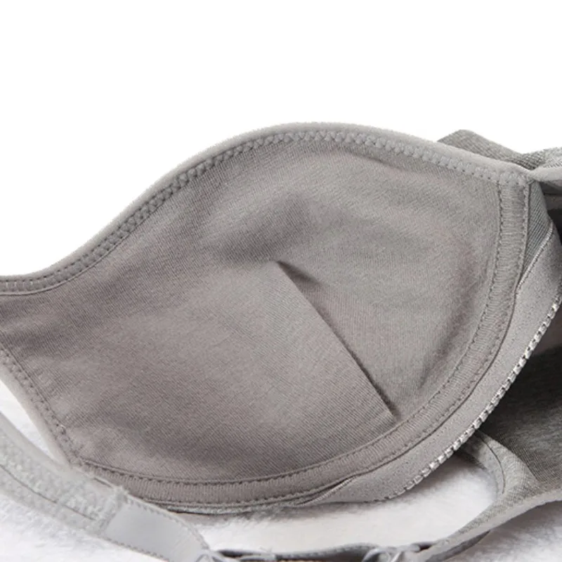 Women Seamless Sports Bra Big Size Sexy Ladies Women Bras Full Cup Push Up Bra Deep V Adjustable Tops