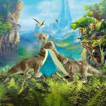 Электрический плюшевый игрушечный имитирующий динозавр Юрского периода может говорить и кричать креативный подарок для детей