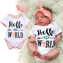 Newborn Kids Toddler Baby Girl Clothes Bodysuit Jumpsuit Playsuit Outfits