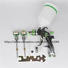 601 пистолет-распылитель HVLP 1,4 мм 1,7 мм 2,0 мм стальной пистолет-распылитель Профессиональный Аэрограф, пистолет-распылитель для краски автомобиля