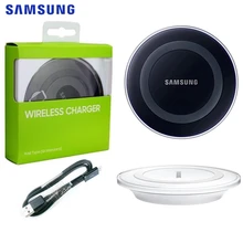 Samsung Оригинальное QI Беспроводное зарядное устройство для samsung S6 S6 Plus S8 Note 9 8 S7 S6 edge iPhone X XS XR зарядная док-станция зарядное устройство