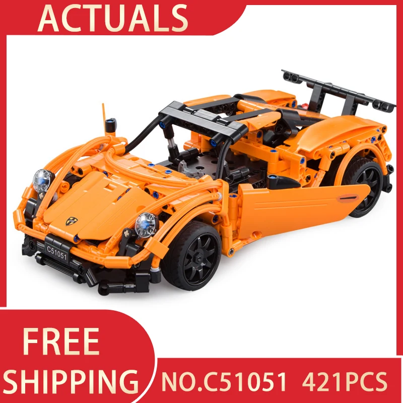 

421PCS Racing RC Car 918 Model Building Blocks Toys Compatible legoingly Technic City Bricks 2.4Ghz Sports Car For Children Gift