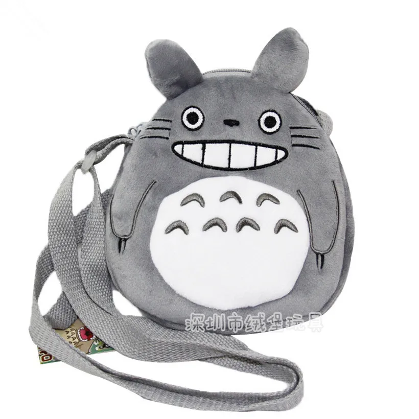 2017 Ladies Cute Totoro shoulder bag Cartoon Plush Purse Phone