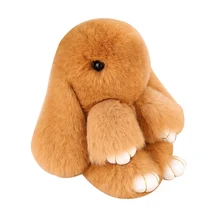Плюшевый кролик брелок Мягкая игрушка кролик орнамент для сумки и автомобиля