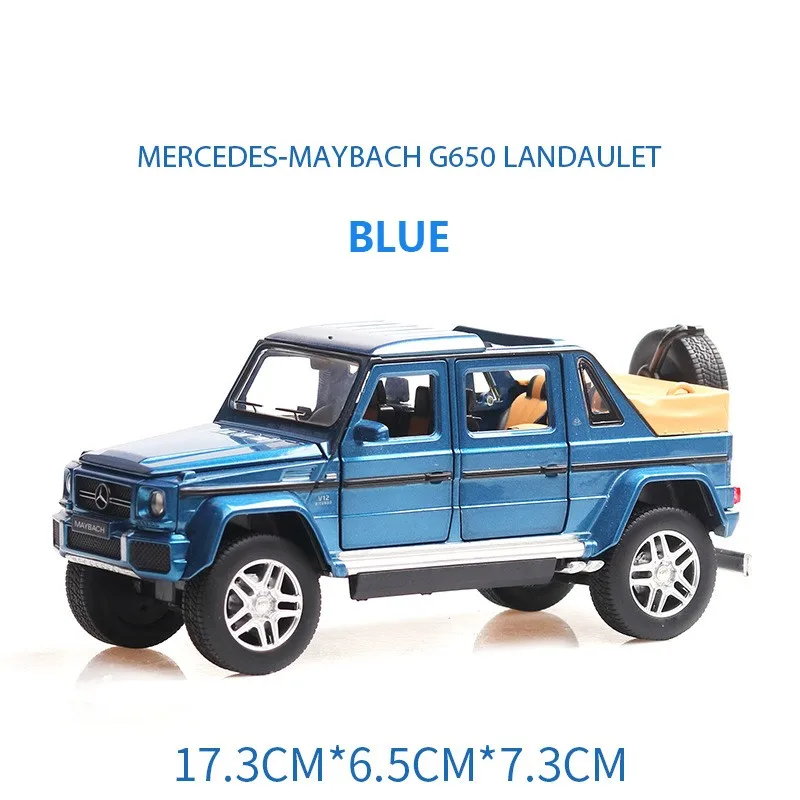 Моделирование Mercedes Benz Maybach G650 модель машины из сплава звук и свет отступить