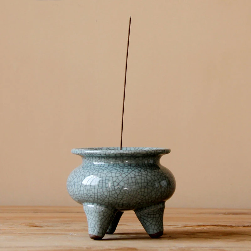 Симпатичный мини Цзиндэчжэнь бусины кракле, Китай(материк) Керамика Ладан горелка держатель