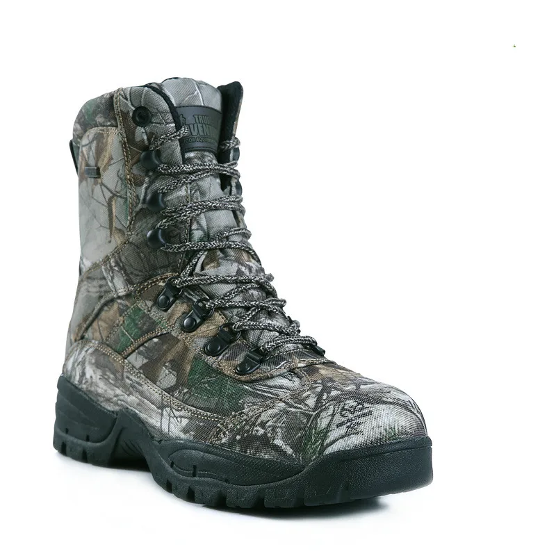 Зимние тактические мужские ботинки камуфляжная теплая хлопковая Армейская Обувь для тренировок мужские армейские ботинки мужская походная обувь