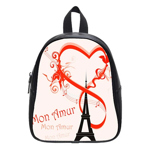 Custom Paris Eiffel Tower Backpacks Child Gift Travel Backpack Student