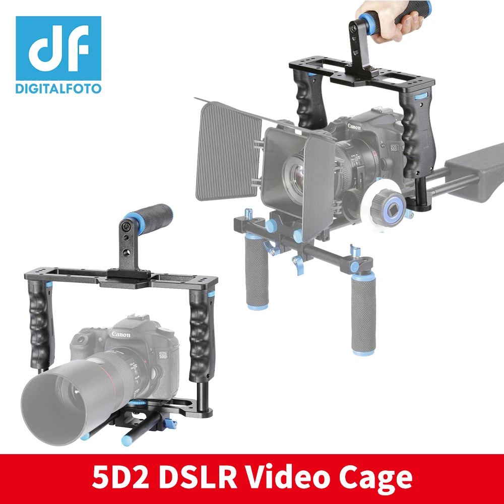 DSLR 5D2 rig 5D3 cámara de vídeo dslr rig estabilizador de montaje en