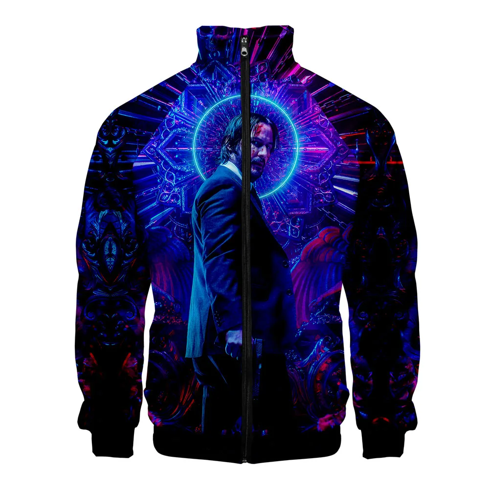 

3D John Wick 3 Print Women and men Casual Clothes 2019 Tops Hot Sale Slim Cool Casual Spring k-pops Sweatshirts Plus Size xll