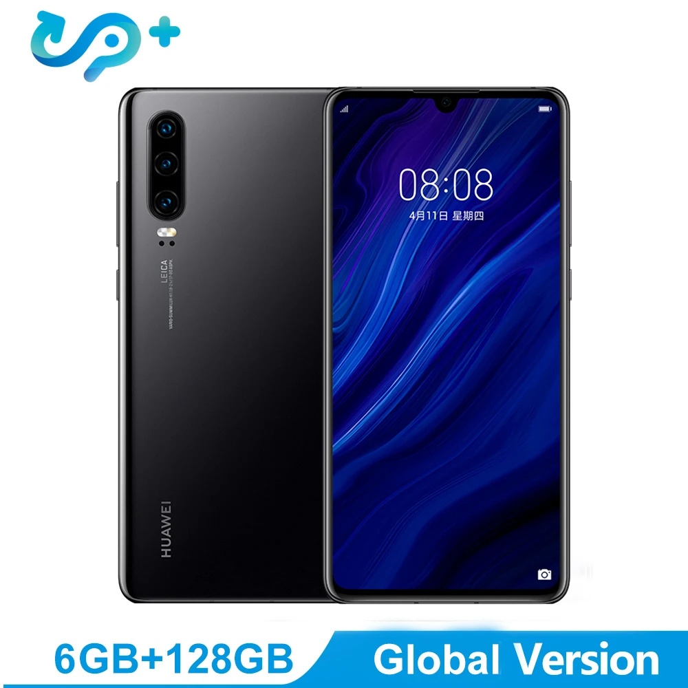 

Global Version P30 Mobile Phone 6.1 inch OLED Screen 6GB RAM 128GB ROM Support NM memory card OTG Dual SIM Card Smartphone
