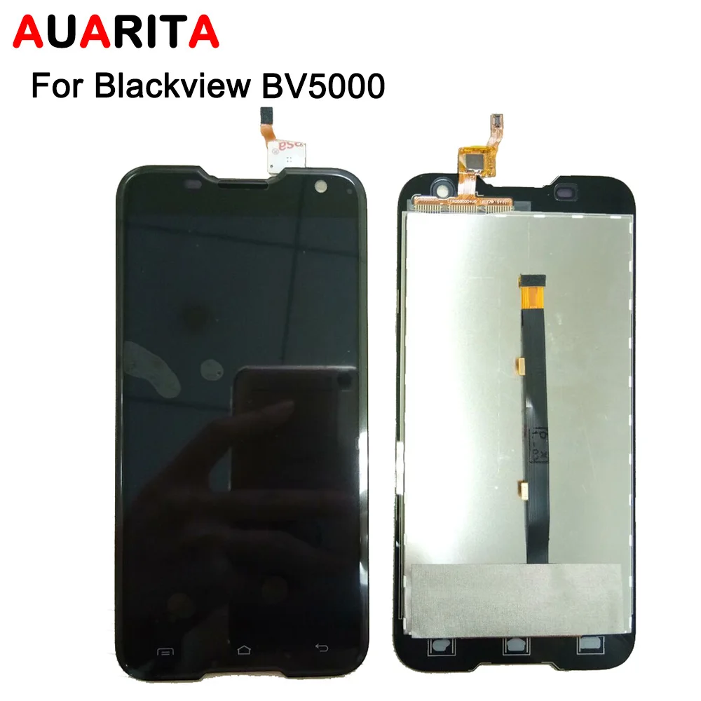 

5pcs/lot lcd for Blackview BV 5000 LCD Display+Touch Screen 100% Tested Screen Digitizer Assembly Replacement For BV5000