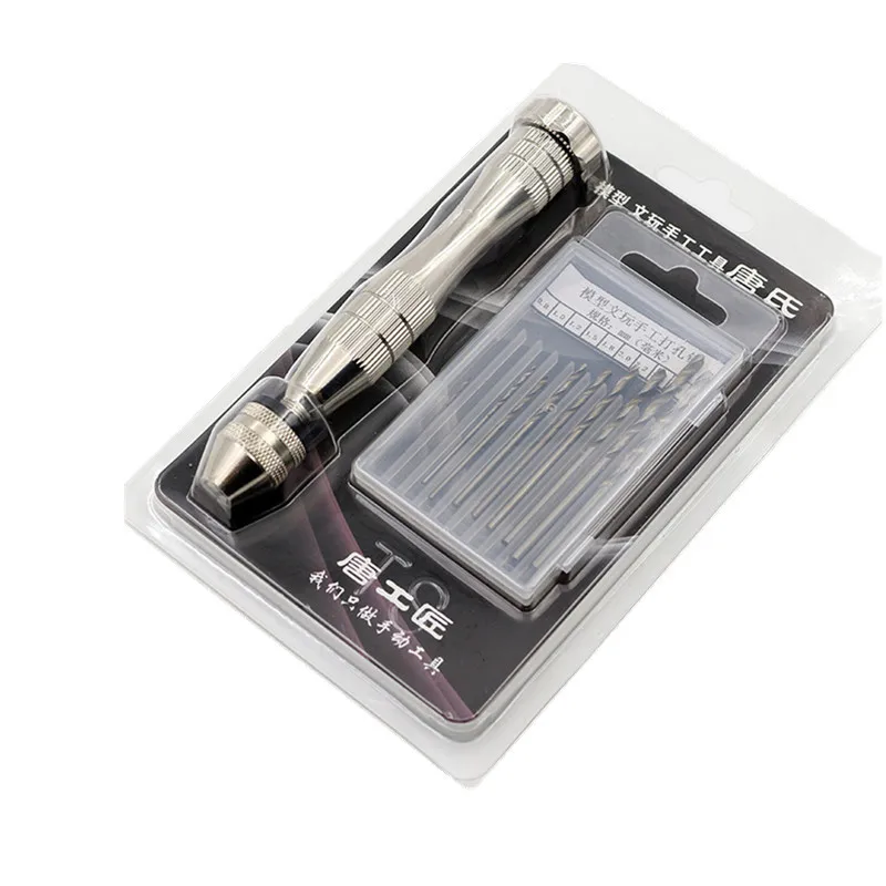 

Mini HSS Hand Twist Drill Bit Micro Metric High Speed Steel Wodoworking Drills Bit w/ Hand Drill Jewelry Hand Pin Hole