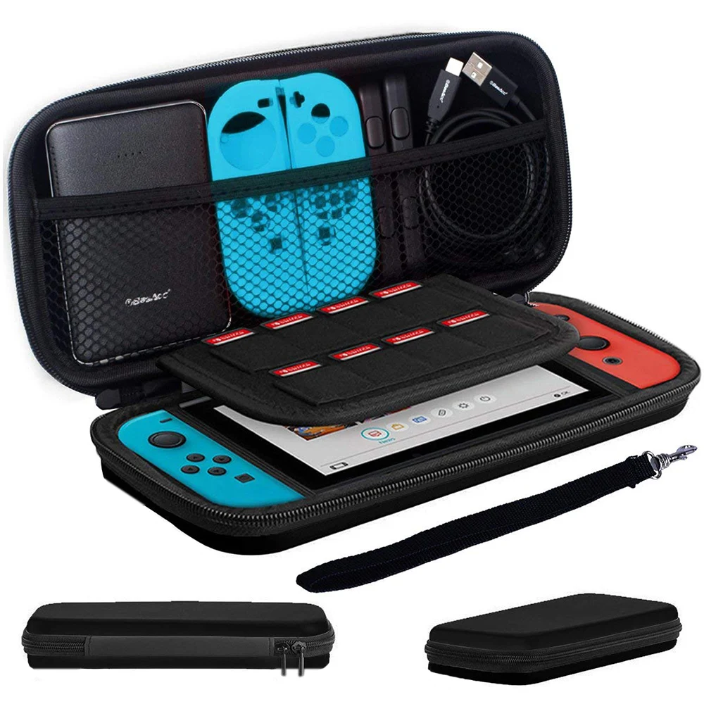 

2019 Portable Hard Shell Case for Nintend Switch Water-resistent EVA Carrying Storage Bag for NS switch Console Accessories