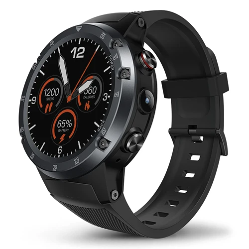 4G Wifi gps Смарт часы телефон часы SIM 1 Гб+ 16 Гб 5.0MP камера SmartWatch Android 7,1 часы MTK6739 четырехъядерный Zeblaze THOR 4 pro - Цвет: Тёмно-синий