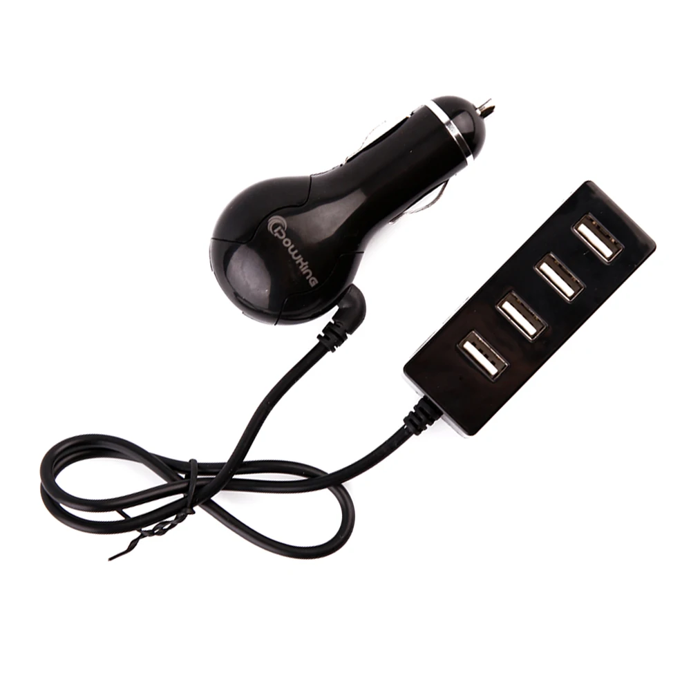 2017 New Arrival multifunction 5 in 1 USB car charger 5 port car