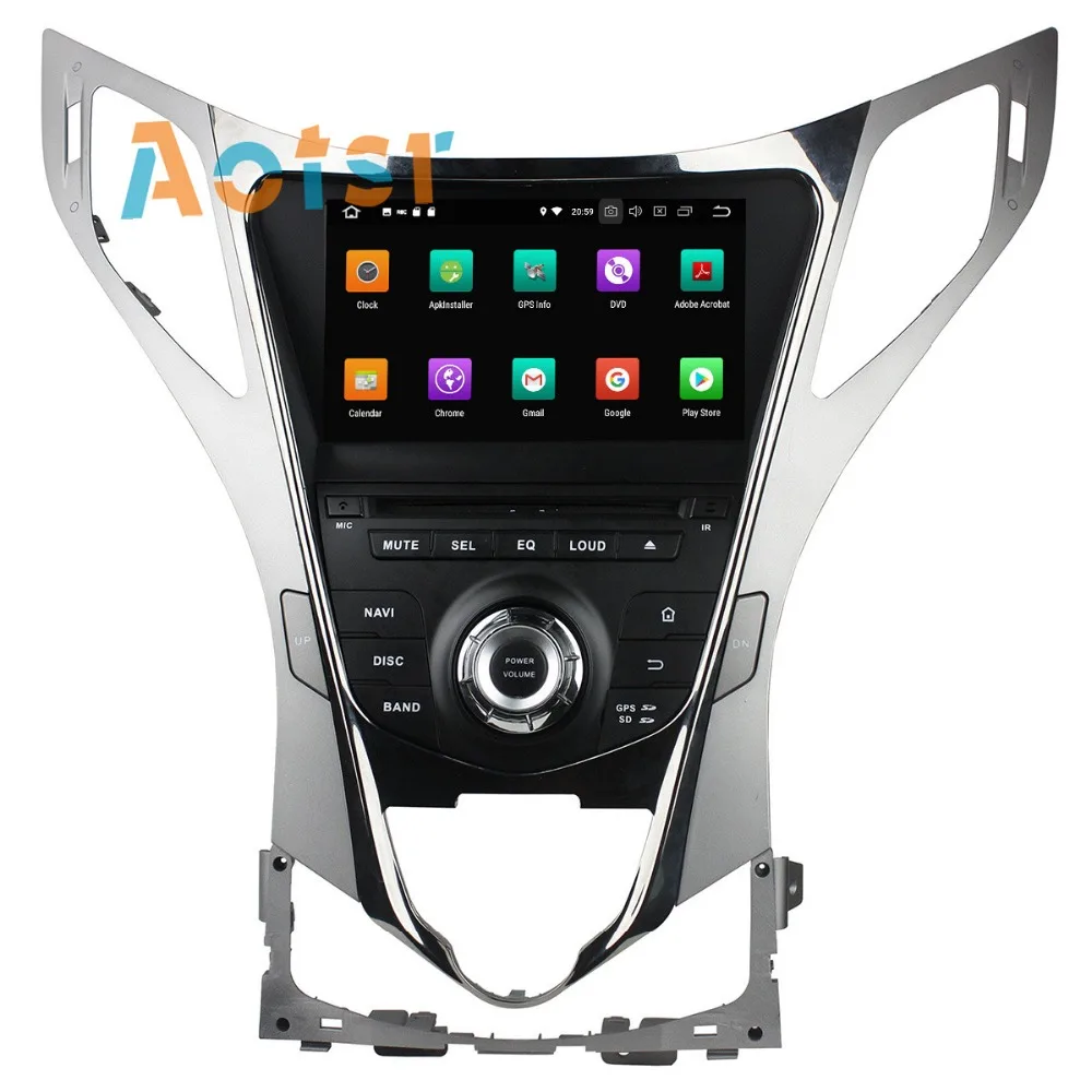 Best IPS Screen 8" Android 8.0 Car dvd multimedia player head unit for Hyundai AZERA Grandeur i55 GPS Navigation radio auto stereo 4
