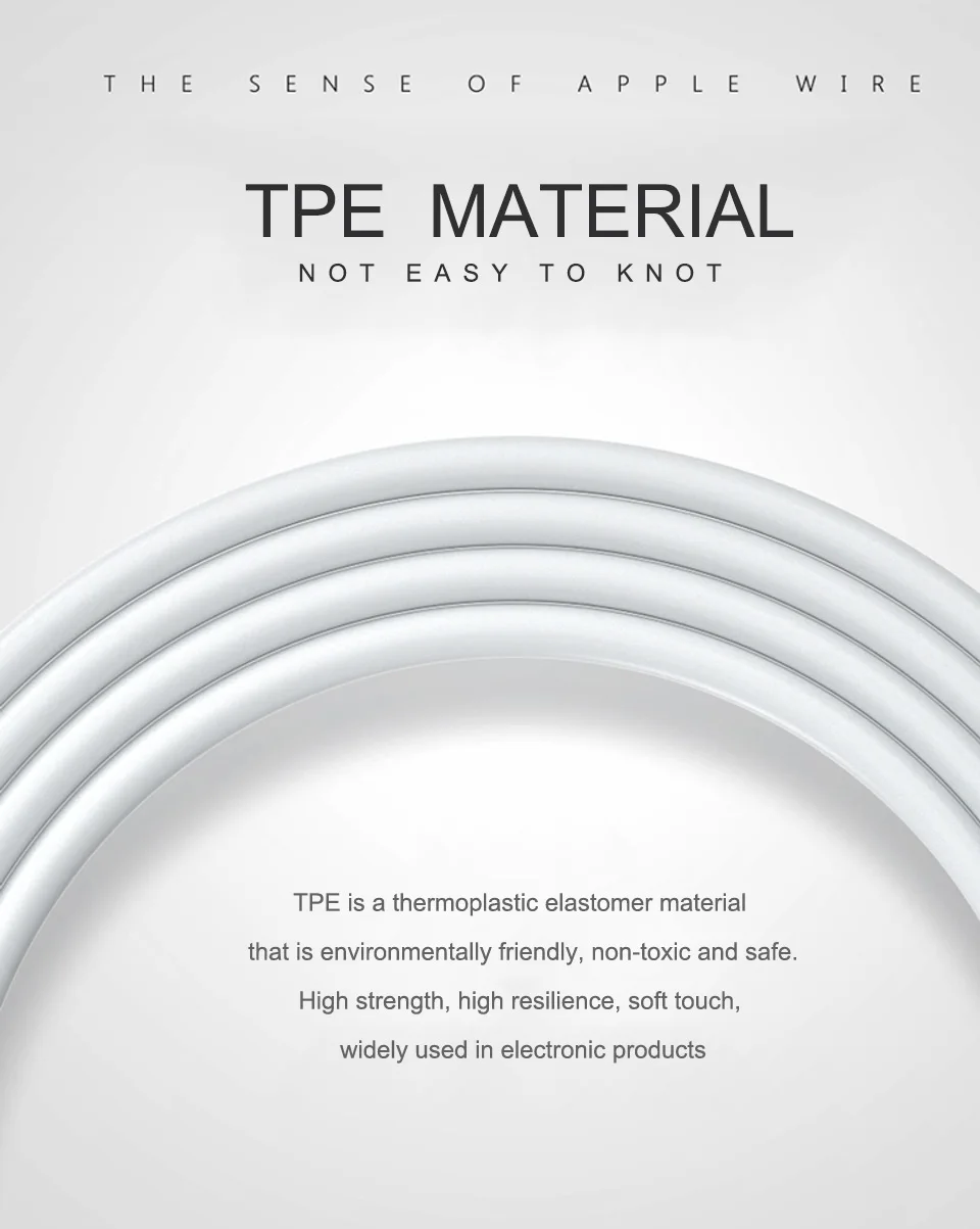 5V2A Micro iOS usb Cable 1m 2m 3m Fast Charging Cables Mobile Phone Android Charger Cord Data Wire Blavk and White (8)