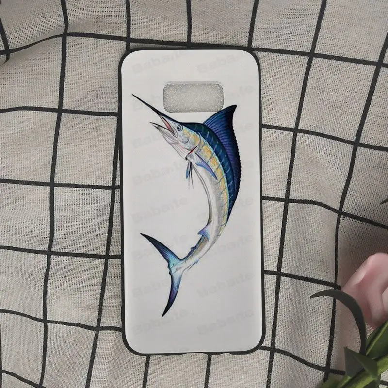 blue marlin fish jumping