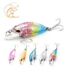 Thritop Fishing Lure Minnow Skilled Excessive High quality Sharp Hook 35mm 2g 5 Completely different Colours TP044 Synthetic Bait Fishing
