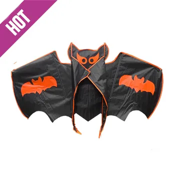 

free shipping high quality bat kites 20pcs/lot children kites flying toys nylon ripstop flying eagle hawk kite windsock cometa