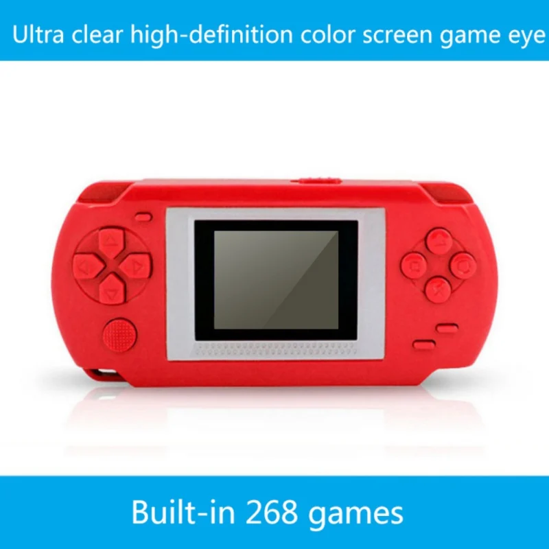 

2Inch Screen HKB-502 Intelligence Child Color Display Handheld Game Consoles Game Player With 268 Different Games