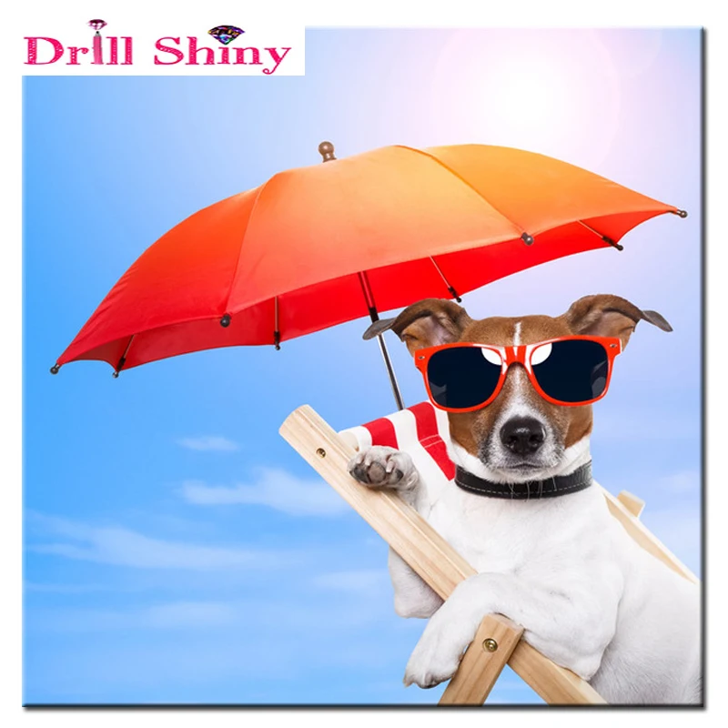 

Diamond cross stitch crystal square diamond set full drill DIY diamond painting animals icon diamond embroidery dog picture