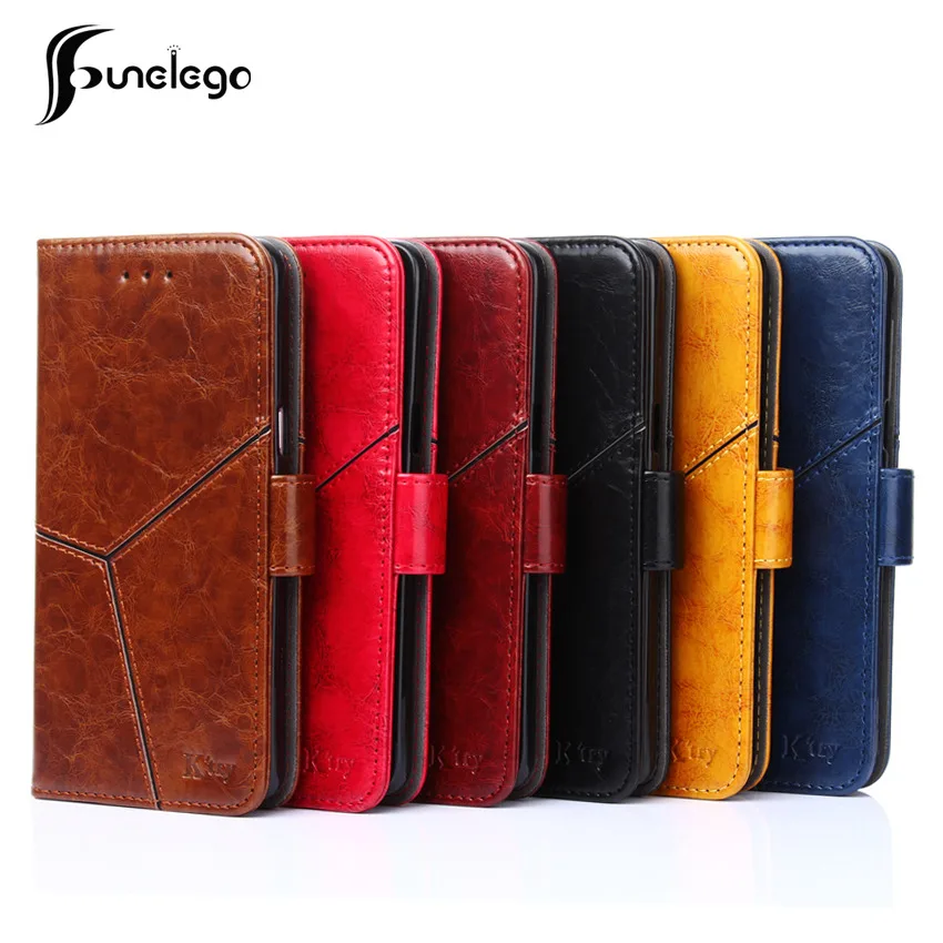 Funelego с крышкой Роскошный кожаный чехол для iPhone X XR XS Ретро задняя крышка Coque без
